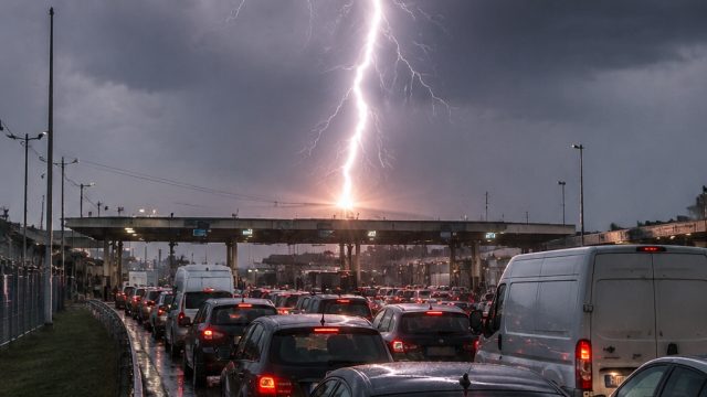 Severe Lightning Strike Disrupts Traffic