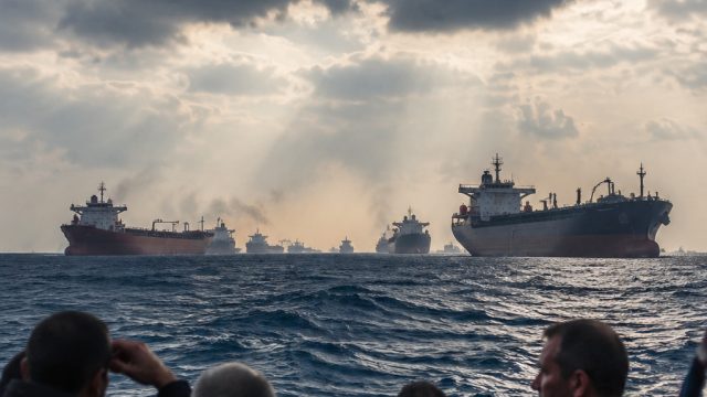 Tensions Rise as Stranded Ships in the G
