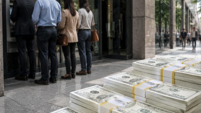 Surge in Cash Outside Banks Signals Shif